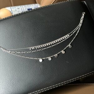 triple chain anklet